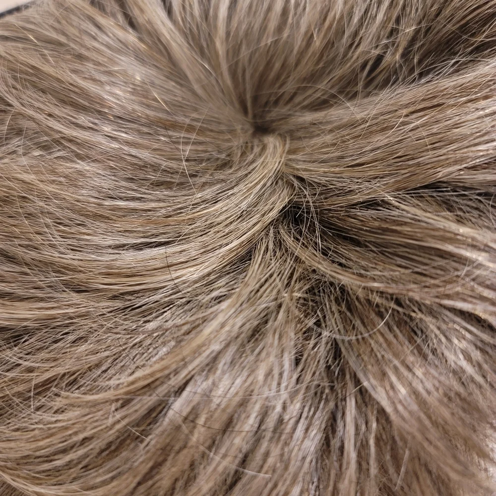 HIM Hairuwear mens hairpiece lace front synthetic wig classic short hair toupee